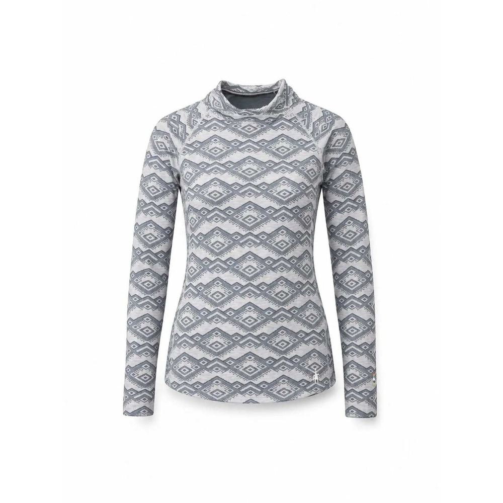 Smartwool Merino 250 Base Layer Women Medium Grey Top Outdoor Layer Nordic Ski